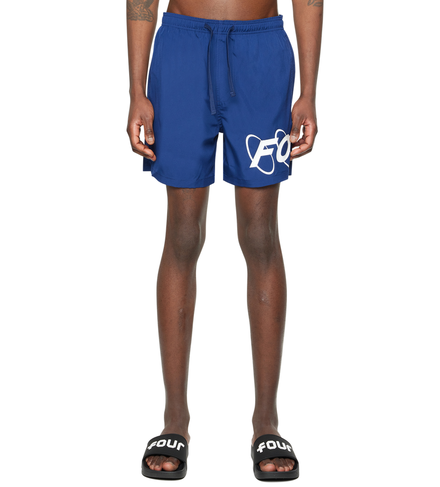 Big Circles Swim Shorts Marine Blue