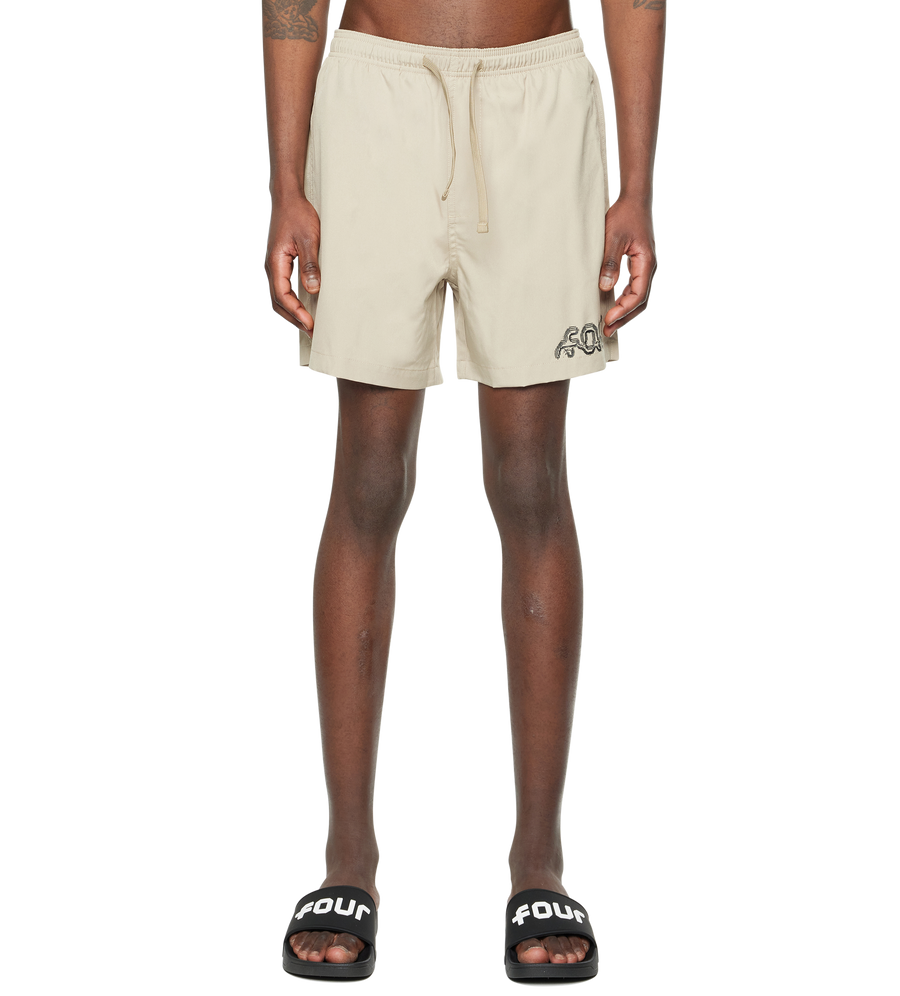 Glitch Swim Shorts Vintage Khaki