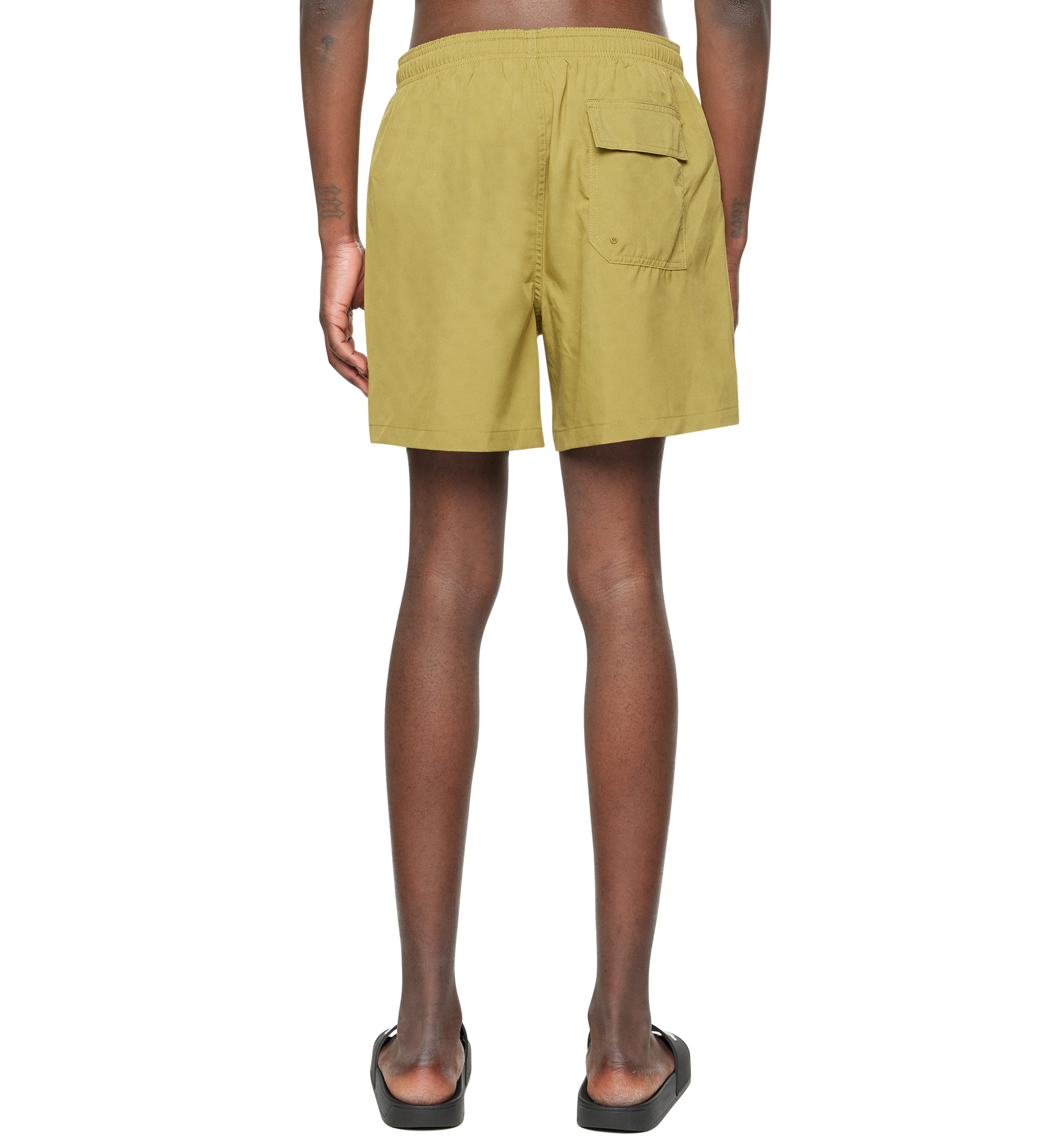 Logo 4AOP Swim Shorts Olive