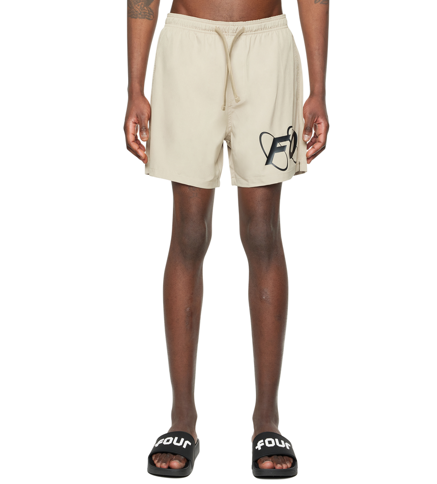 Big Circles Swim Shorts Vintage Khaki