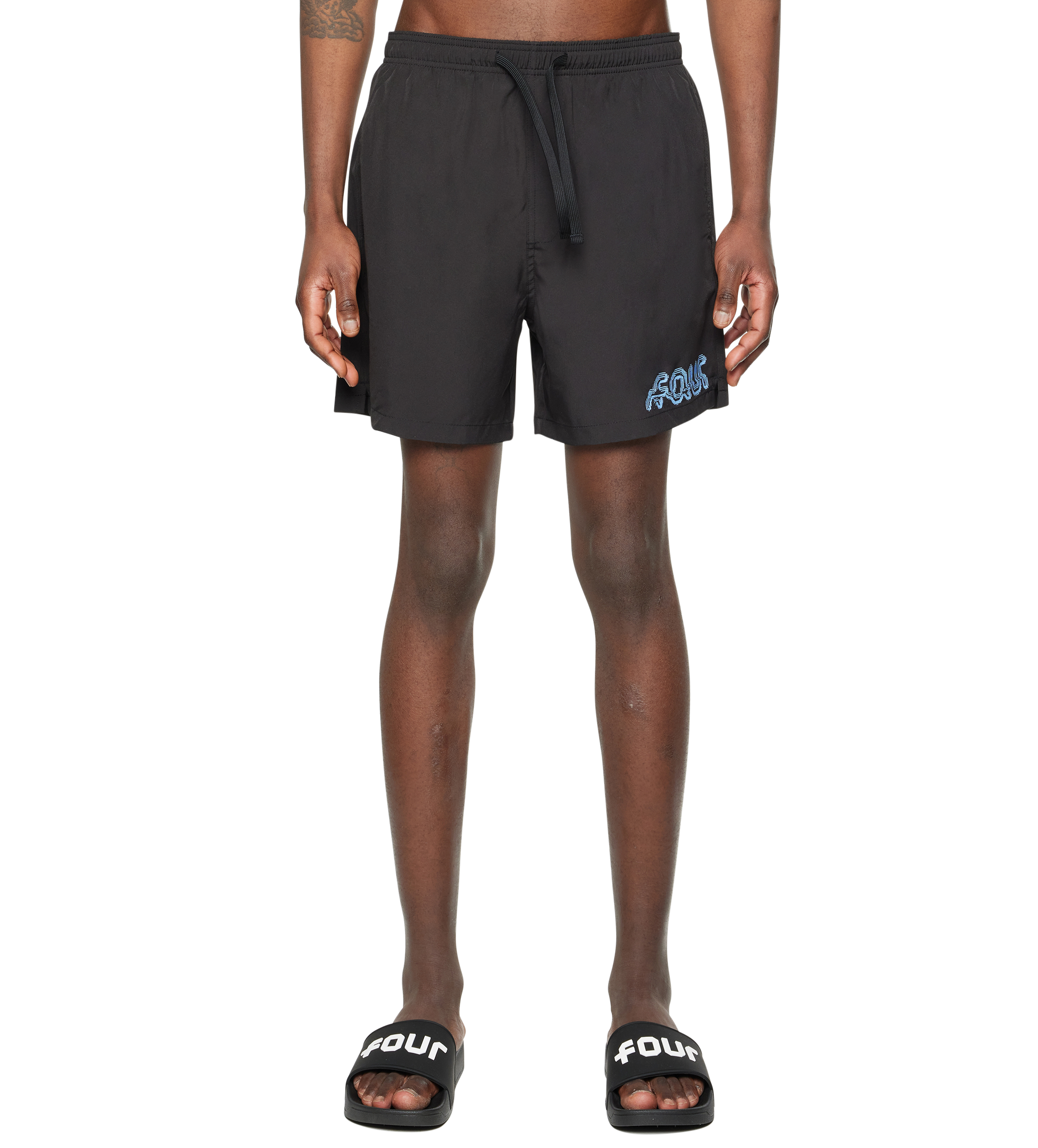 Glitch Swim Shorts Black