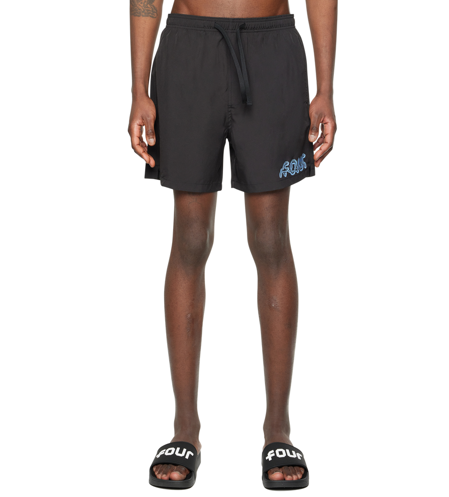 Glitch Swim Shorts Black