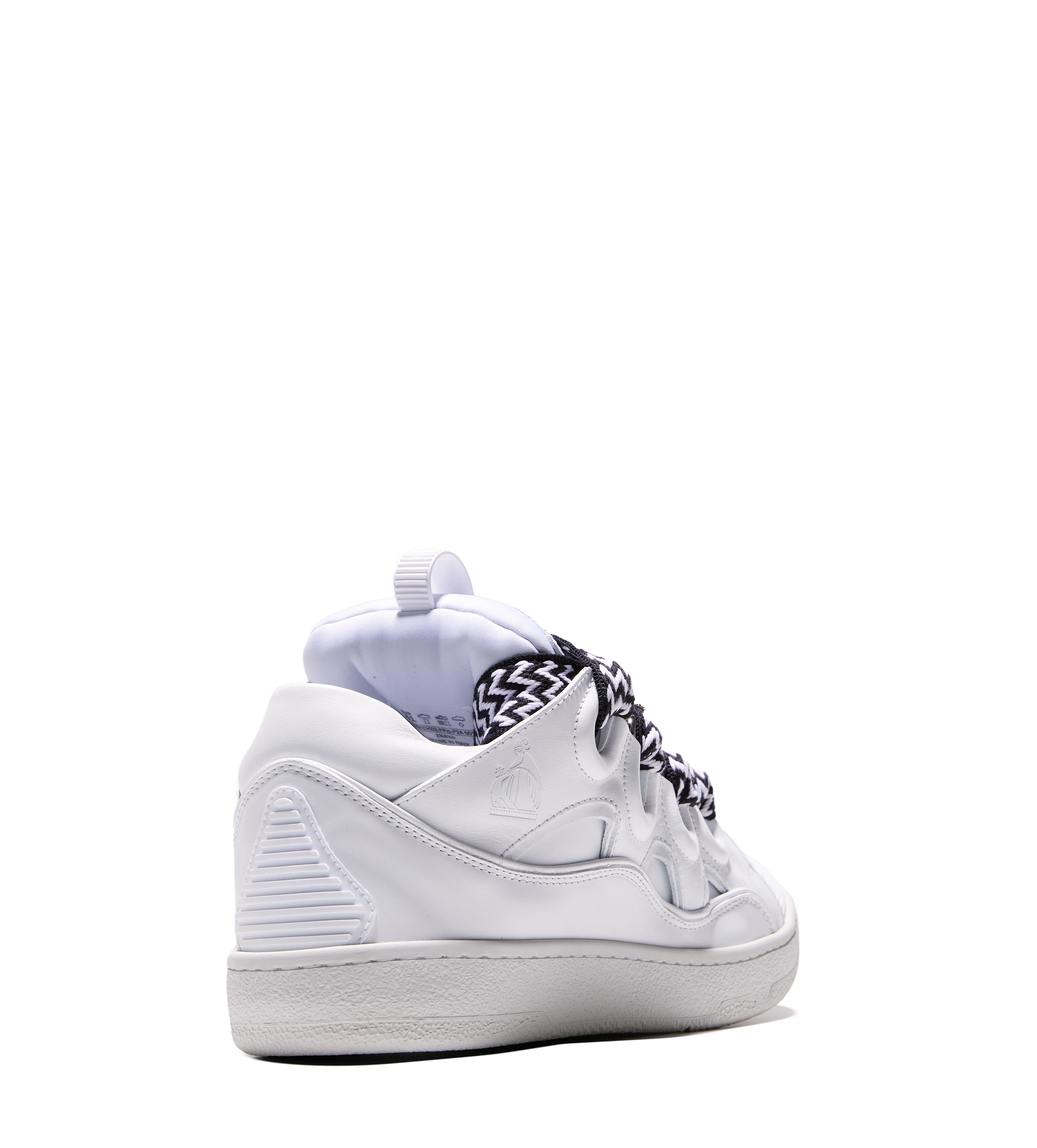 Lanvin X Future Curb 3.0 Leather Sneaker White