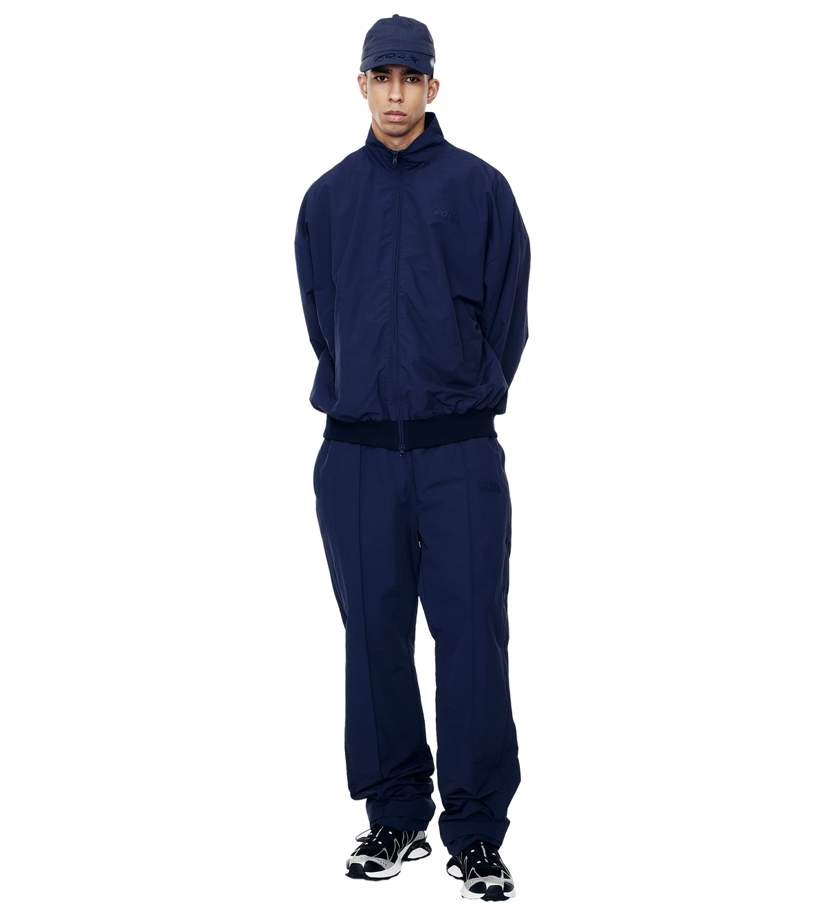 Circles Track Jacket Navy