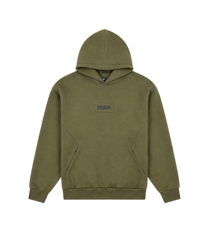 Inside Out Hoodie Green