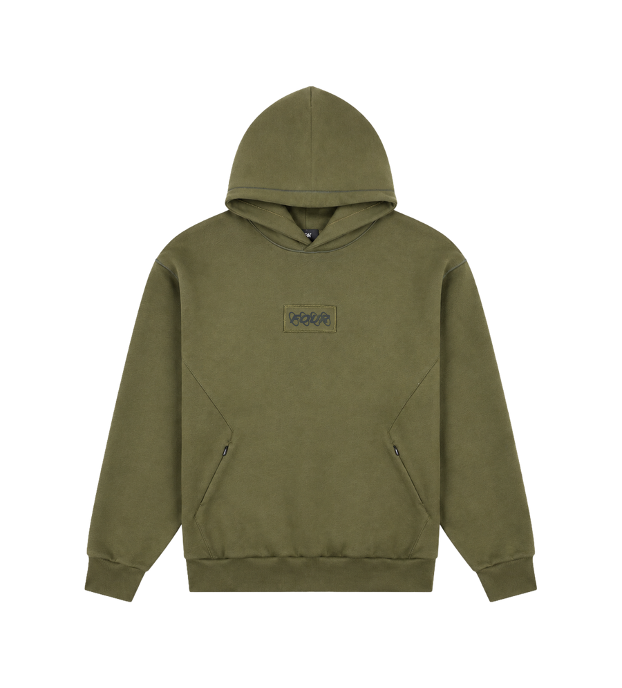 Inside Out Hoodie Green