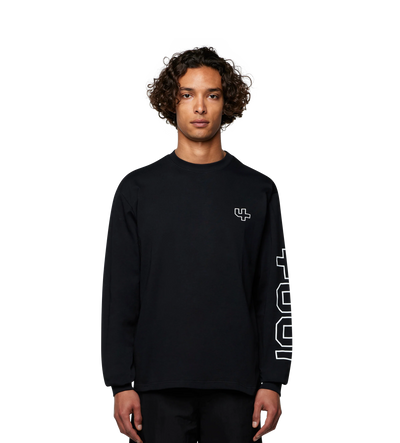 Outline Longsleeve T-shirt Black