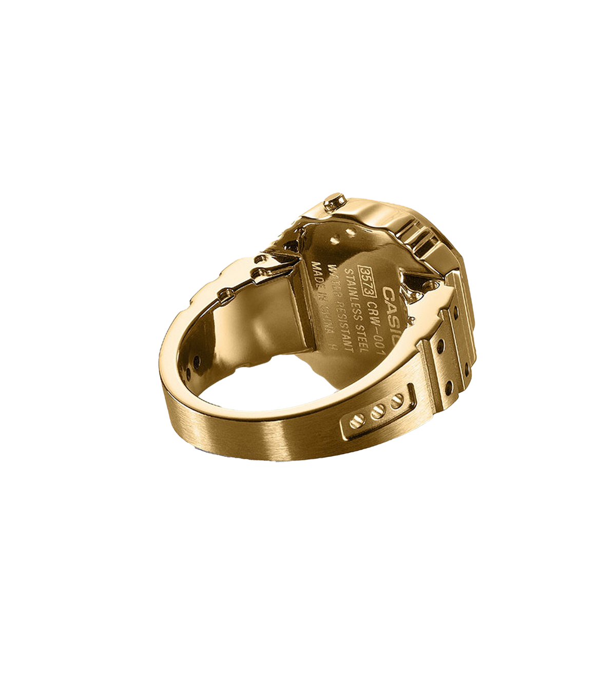 Casio CRW-001G-9 Ring Watch in Gold