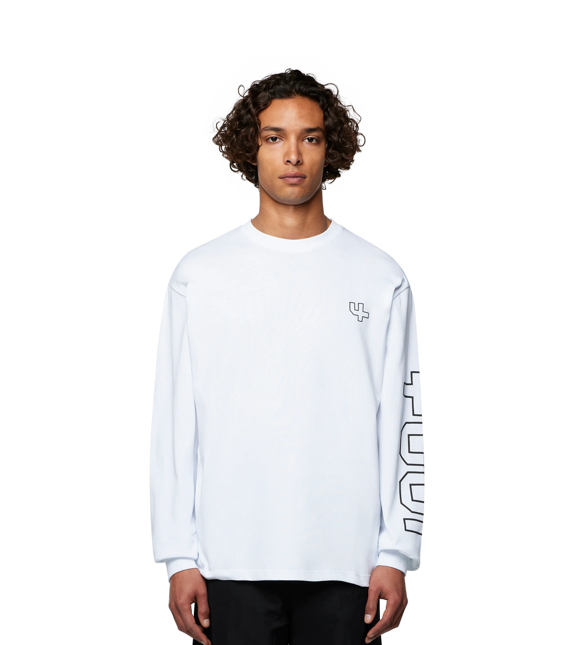 Outline Longsleeve T-shirt White