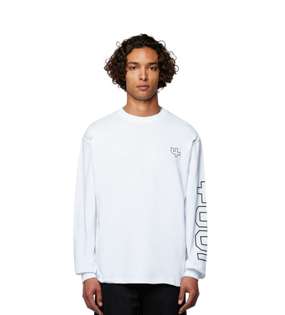 Outline Longsleeve T-shirt White