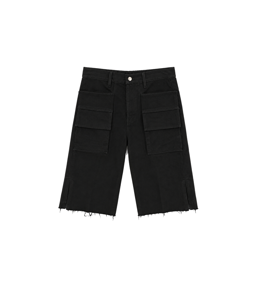 Tower Bolan Cutoff Cargo Pants Black