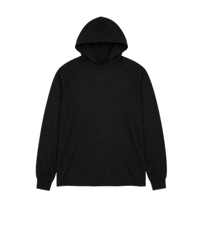 Oversized Knitted Hoodie Black