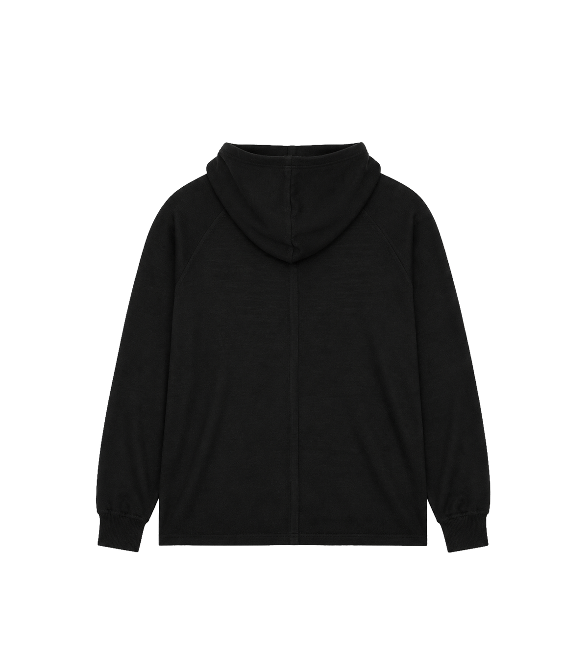 Oversized Knitted Hoodie Black