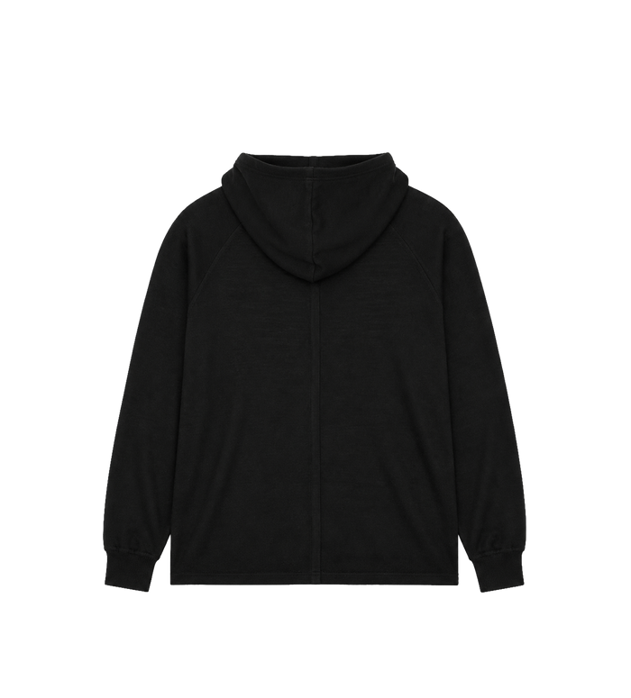 Oversized Knitted Hoodie Black
