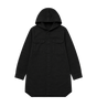 Bovenshirtjack met capuchon Zwart