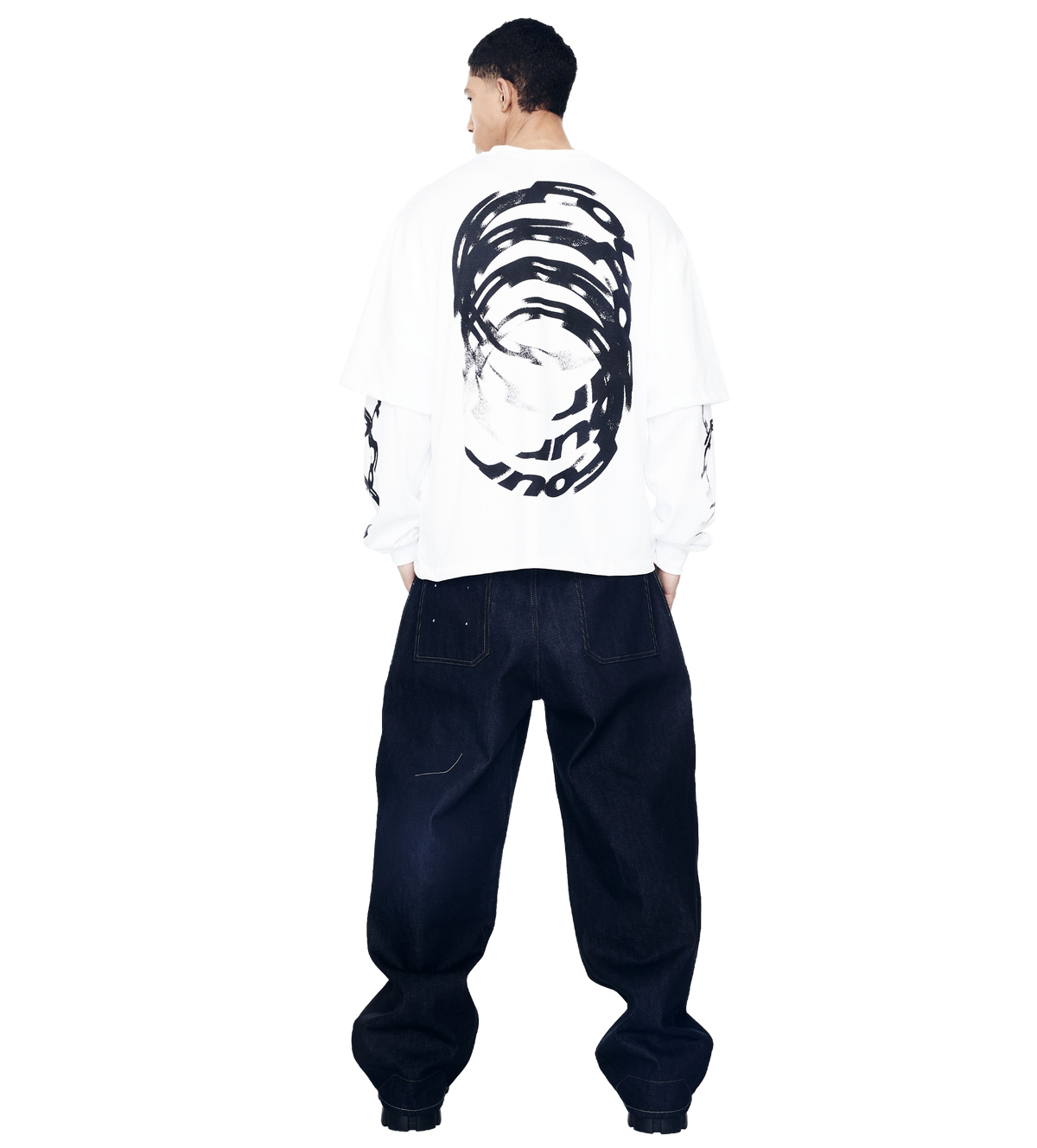 Rotation Double Layered LS White