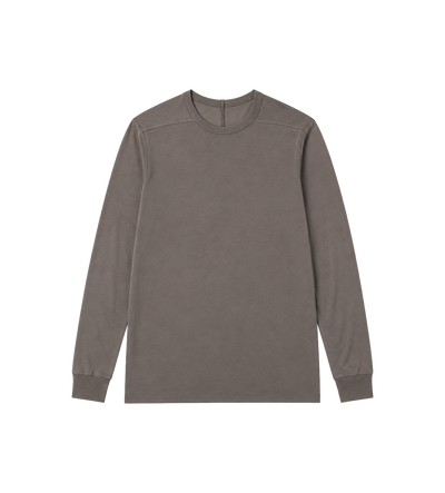 Basic T-shirt met lange mouwen Stof