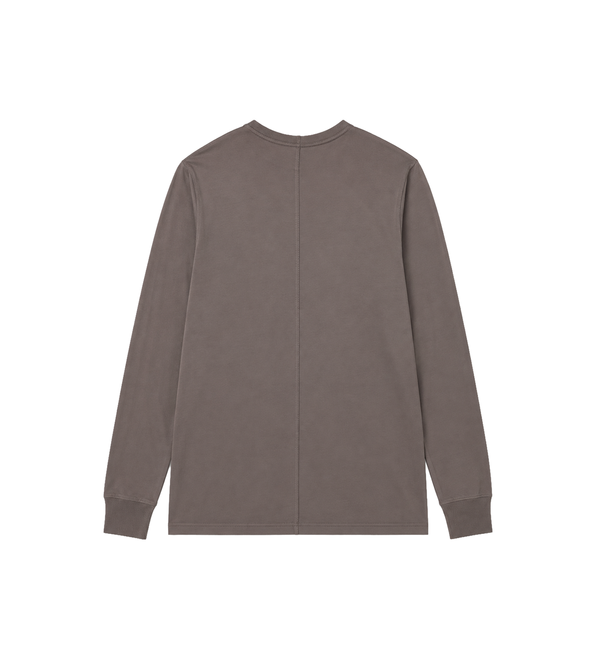 Basic T-shirt met lange mouwen Stof