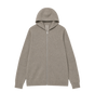 Cashmere Zip-Up Hoodie Beige