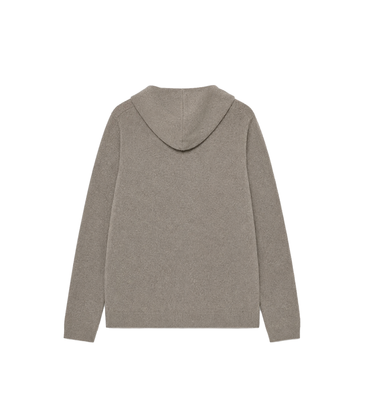 Cashmere Zip-Up Hoodie Beige