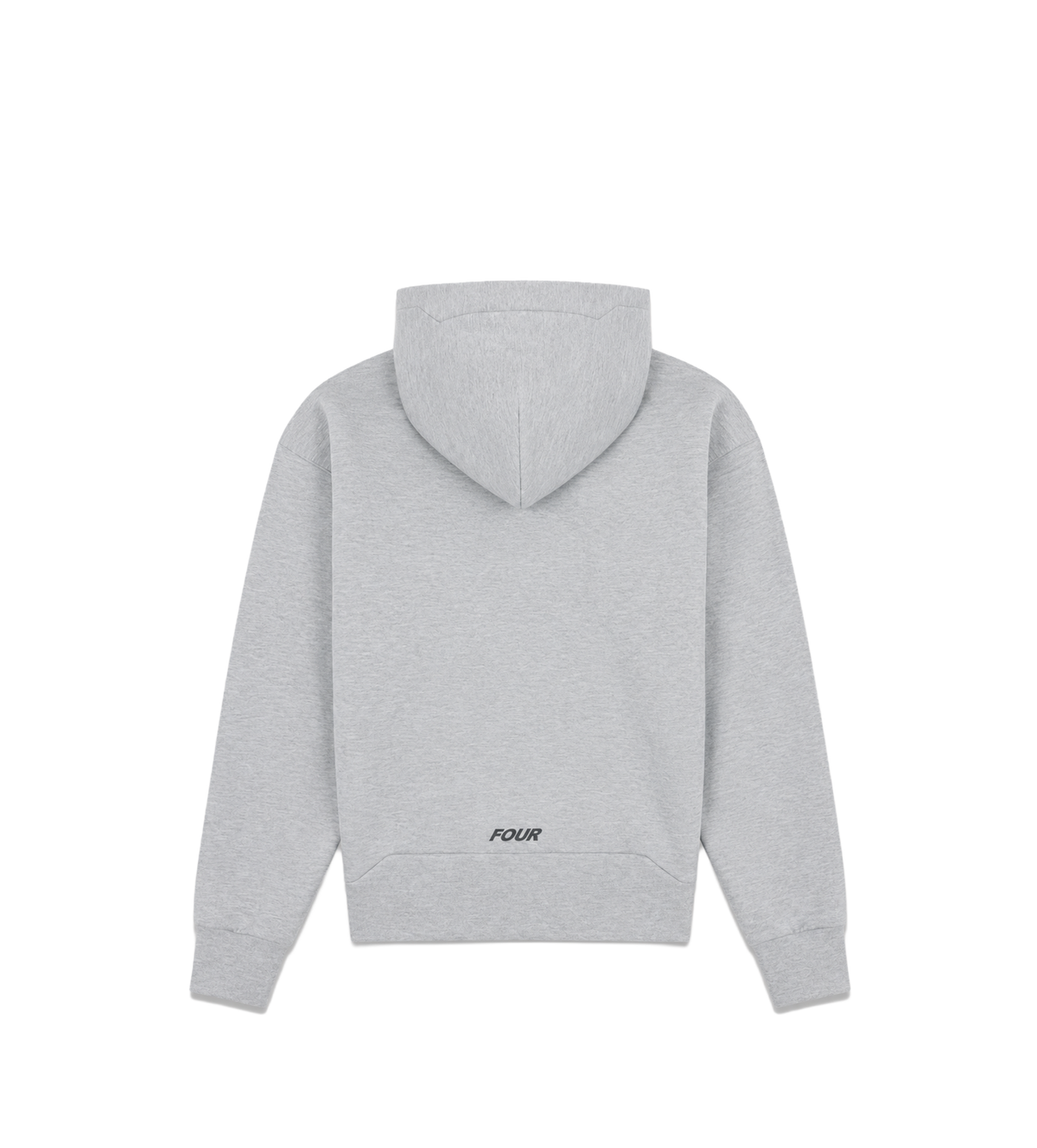 Circles Scuba Zip Up Hoodie Grijs Melange