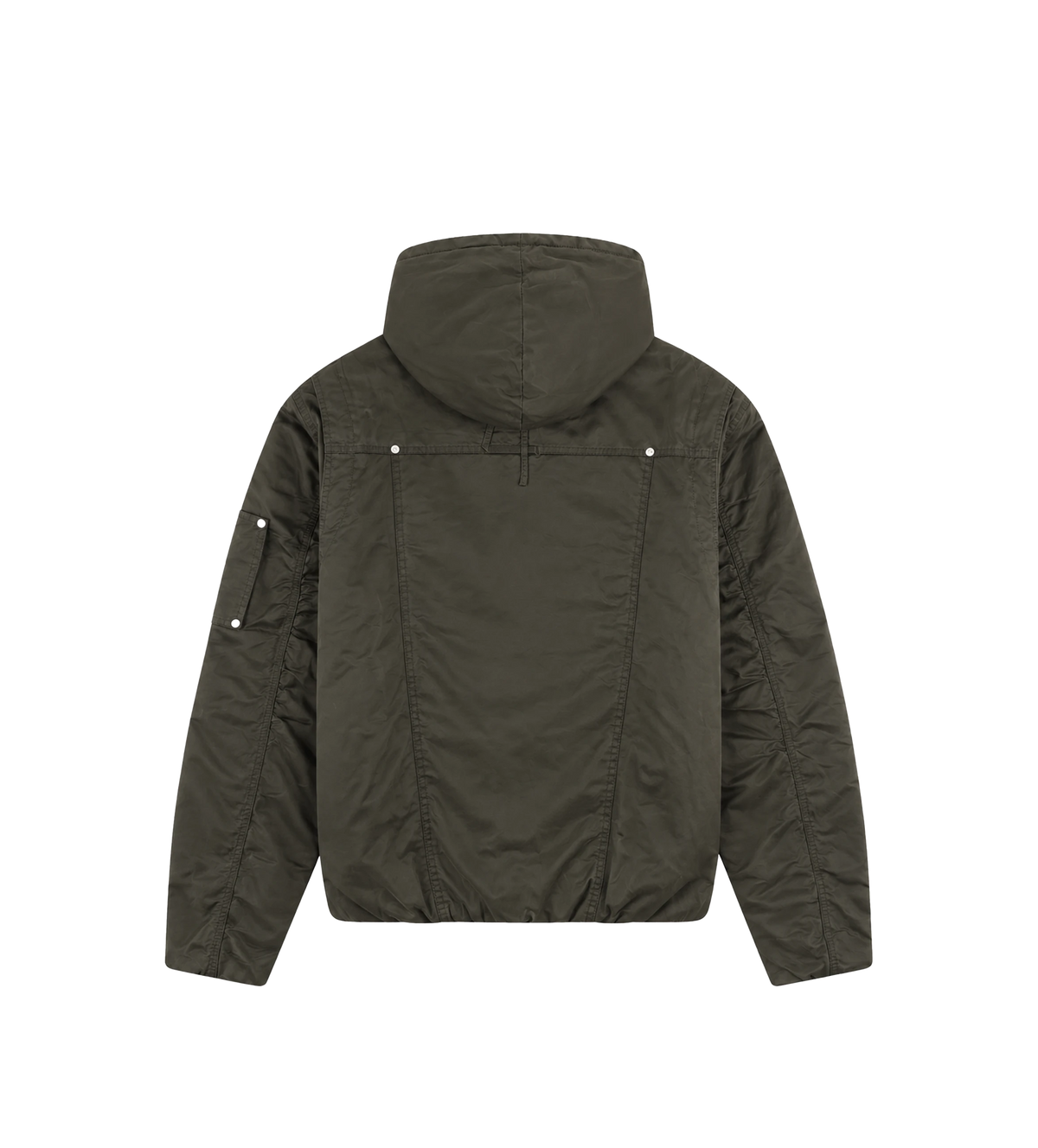 Logo Double Layered Jacket Green
