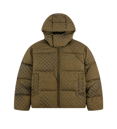 Monogram AOP Puffer Jacket Green