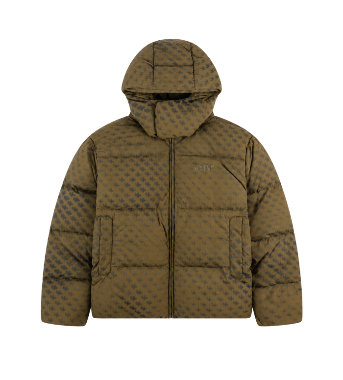 Monogram AOP Puffer Jacket Green