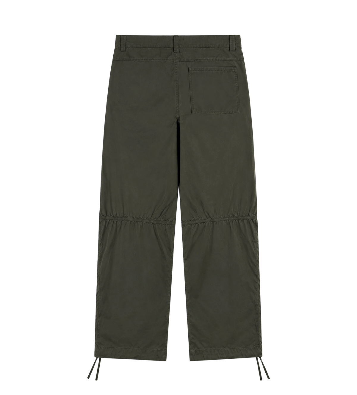 Logo Double Layered Pants Green