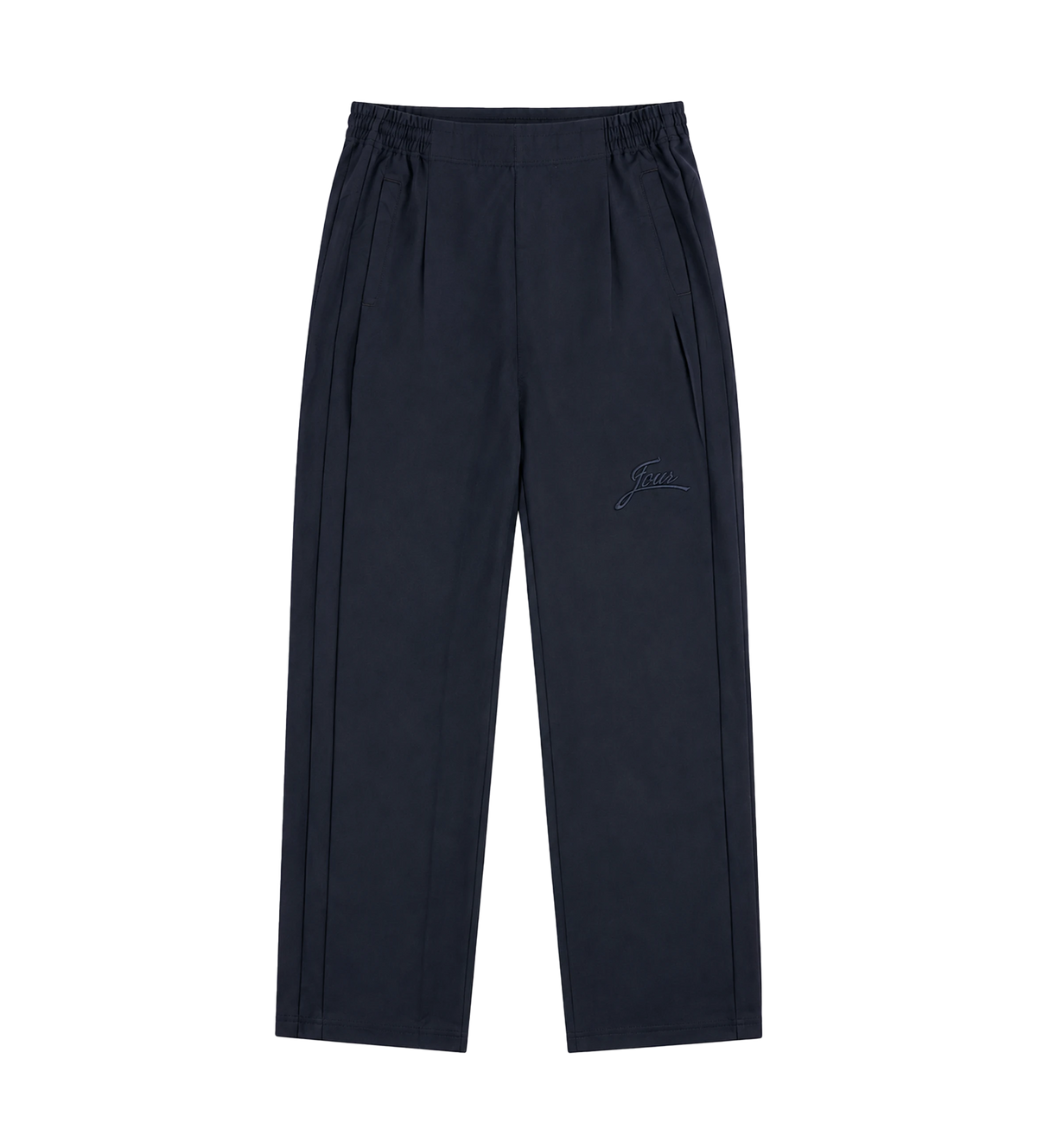 Script Logo Wool Pants Navy