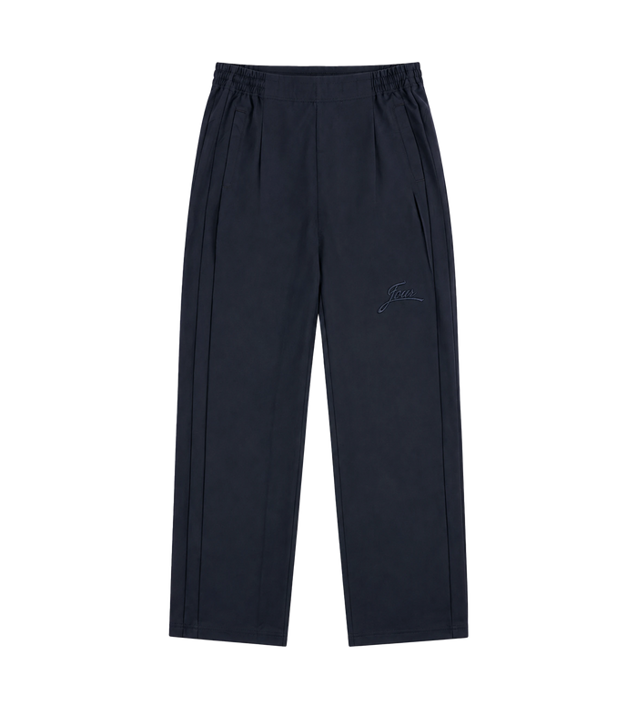 Script Logo Wool Pants Navy