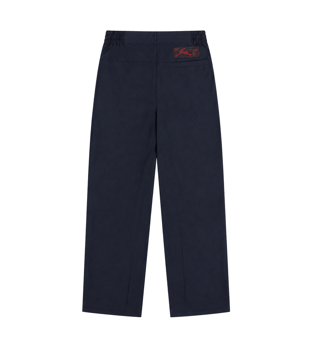 Script Logo Wool Pants Navy