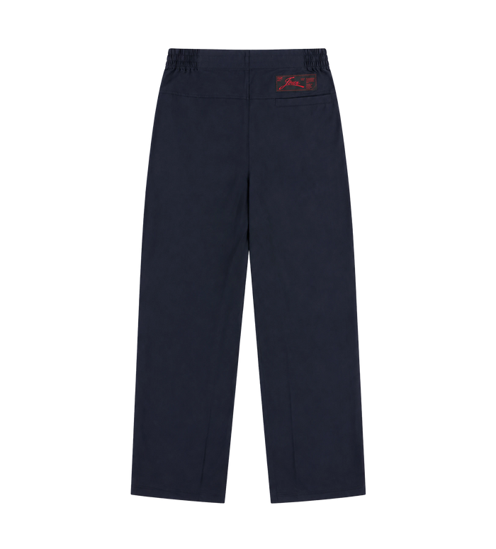 Script Logo Wool Pants Navy