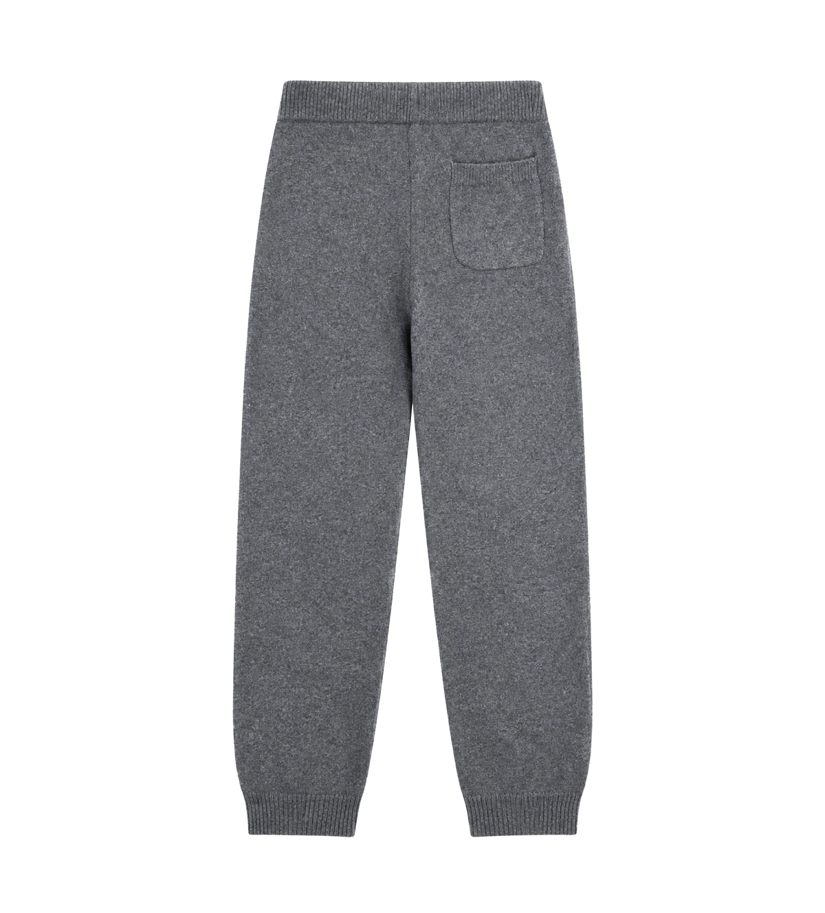 Special Knitted Pants Cuffed Grey/ White