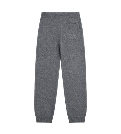 Special Knitted Pants Cuffed Grey/ White