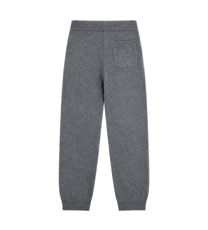 Special Knitted Pants Cuffed Grey/ White