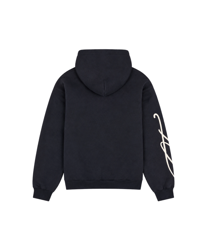 Amsterdam Souvenir Double Layered Hoodie Black
