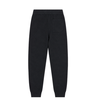Knitted Pants Cuffed Black/ Dark Grey