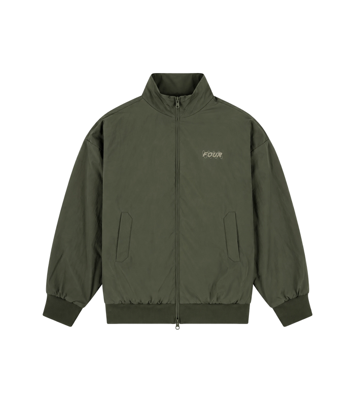 Circles Track Jacket Dark Green