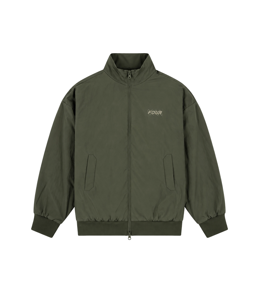 Circles Track Jacket Dark Green