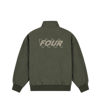 Circles Track Jacket Dark Green