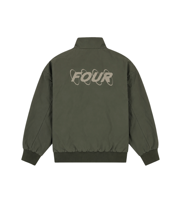 Circles Track Jacket Dark Green