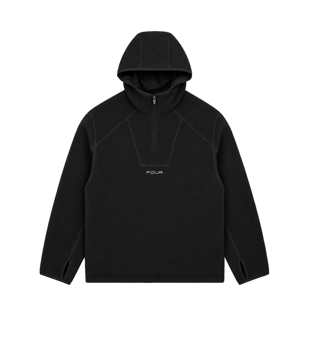 Sportswear Fleece Anorak Zwart