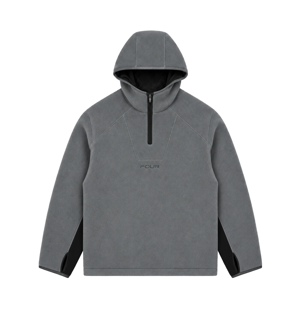 Sportswear Fleece Anorak Steengrijs