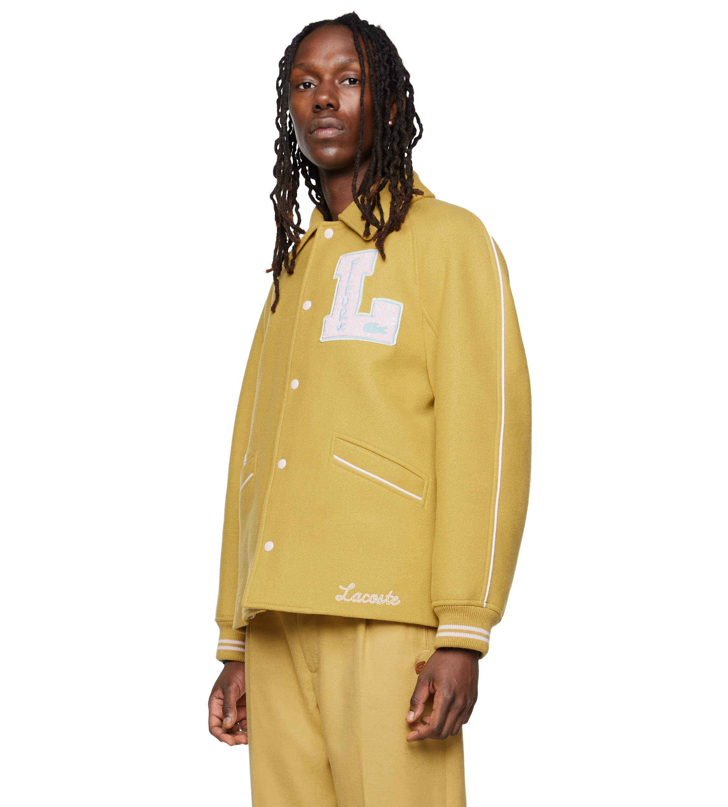 Lacoste x Fleur Jacket Yellow – FOUR