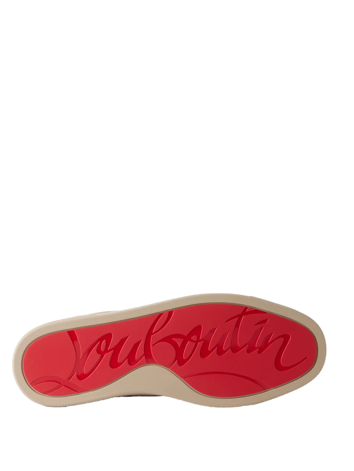 Louis Junior Grosgrain Trimmed Suède Sneakers Beige