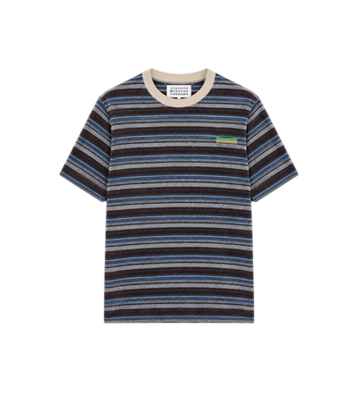 Short Sleeve Crewneck Jumper Multicolored