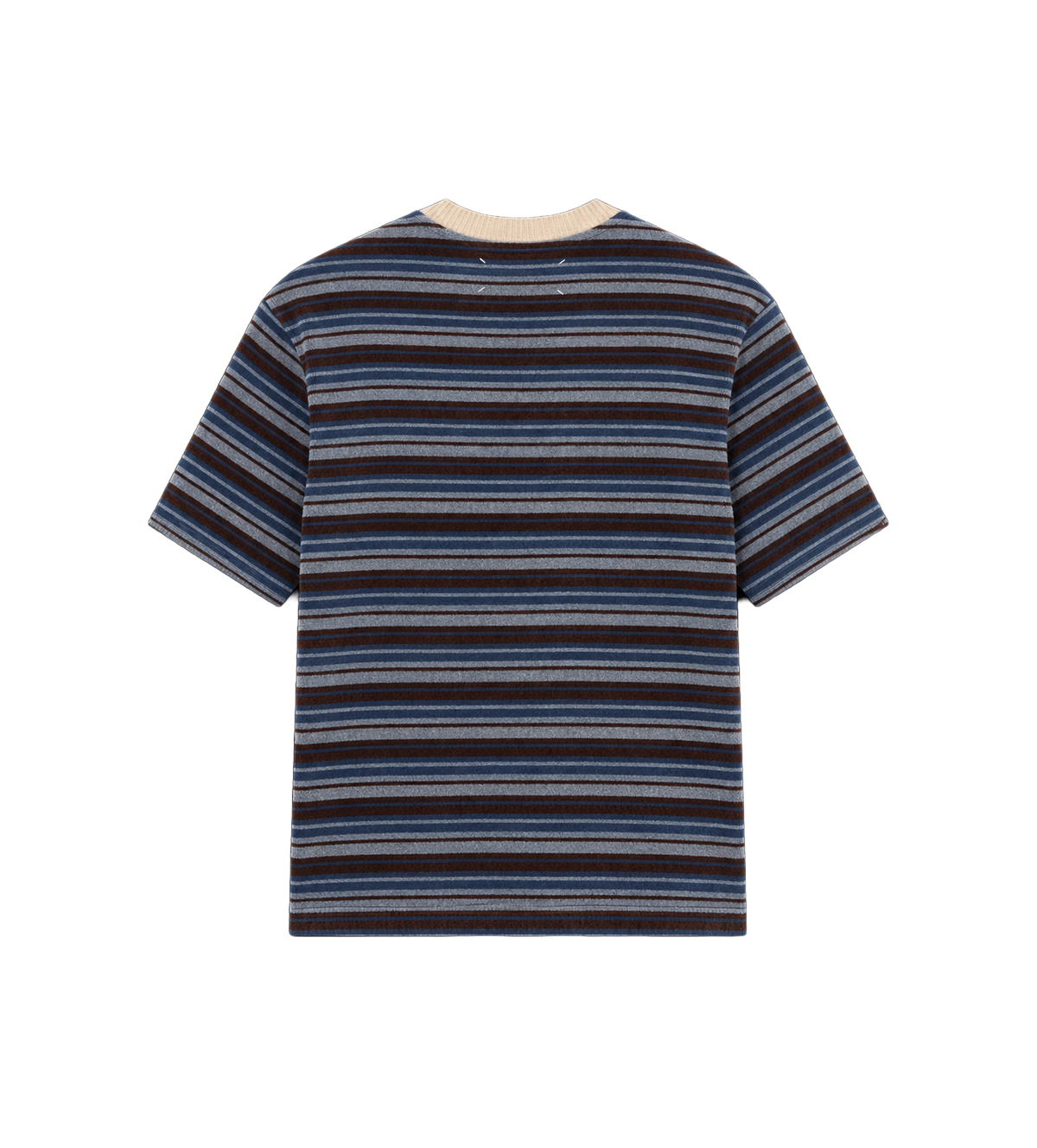 Short Sleeve Crewneck Jumper Multicolored
