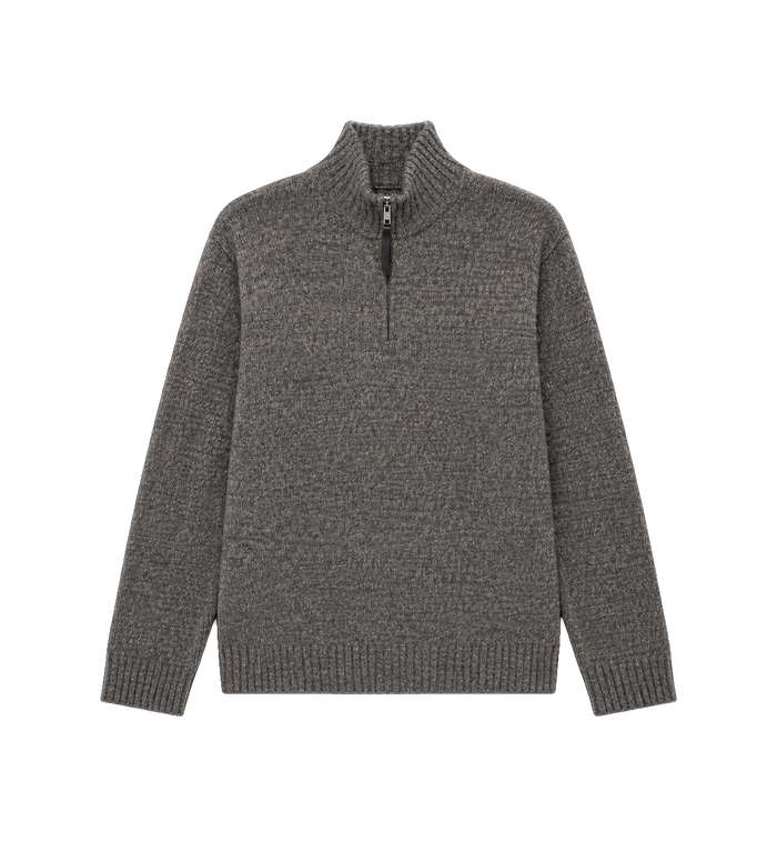 Maison Margiela Ronde hals gebreide trui grijs gemêleerd