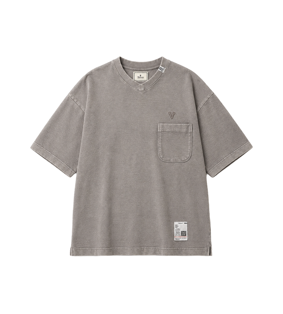 Bleached Waffle T-Shirt Khaki